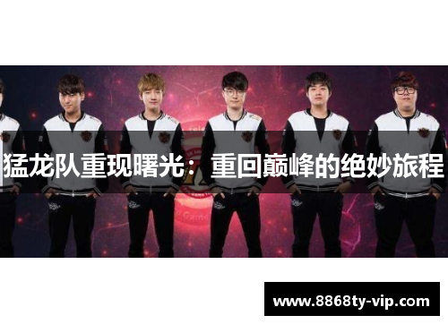 猛龙队重现曙光：重回巅峰的绝妙旅程